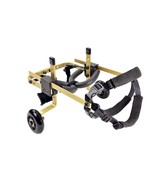 Pets and Wheels Dog Wheelchair - For XXS/XS Size Dog - Color Gold 5-15 Lbs - $169.99