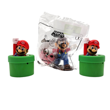 Lot of 3 Super Mario Toys Odyssey Cap Thrower Figure in Bag 2 in Pipe Nintendo - $9.89