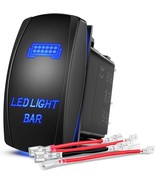 Nilight - Blue- LED Light Bar Rocker Switch 5Pin Laser On/Off LED Light ... - $19.79