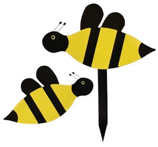 BUMBLE BEE OUTDOOR DECOR - All Weather Wall Mount or Garden Stake - $34.97+