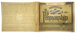 1887 Antique Merrill&#39;s Penmanship Book Mamie Adams A++ Standard Series - £30.34 GBP