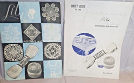 1937 Lily Crocheted Novelties &amp; Bedspreads Book No. 101 &amp; 102 Vintage Pa... - £7.75 GBP