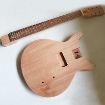 Project Electric Guitar Builder Kit Made By CNC Rosewood Binding - £153.95 GBP
