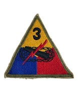 US Army 3.25&quot; Patch 3rd Armored Tank Battalion, WW2 - £7.83 GBP
