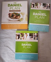 Lot Of 3 The Daniel Plan, Study Guide, Cookbook Book Lot Warren, Amen, Hyman Vgc - £14.24 GBP