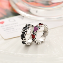 Goth Rings Punk Rings, Witch Ring, Gothic Ring, Grunge Ring, Rings for 2, 2PCS - £15.10 GBP