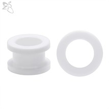 ZS 1 Pair Colored Acrylic Ear Plug And Tunnel Clear Green Black Ear Gauges 2-16M - £10.34 GBP