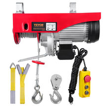 VEVOR Electric Hoist, 1320 lbs 40 ft Lifting, 1150W, 14ft Wired Remote C... - $106.90