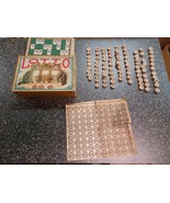 Vtg 1930&#39;s LOTTO Game #4027: Milton Bradley All Wooden Numbers - $27.20 CAD