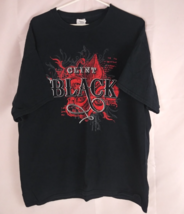 Gildan Clint Black Concert Tour Graphic T-Shirt Unisex Size XL - $214.18 MXN