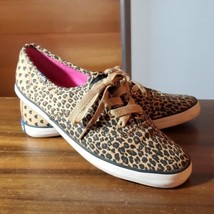 Keds Sneakers Size 6 NWT Leopard Tennis Shoes Casual Tan Cougar Hearts - $31.36