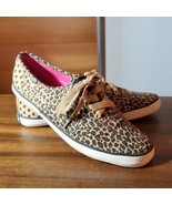 Keds Sneakers Size 6 NWT Leopard Tennis Shoes Casual Tan Cougar Hearts - £24.66 GBP