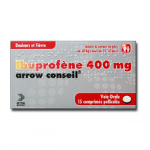 Ibuprofene arrow conseil 400 mg comprime pellicule boite de 15 thumb200