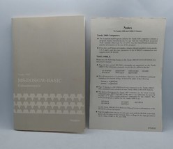 Vintage Tandy 1000 MS-DOS/GW-BASIC Enhancements &amp; Notes Page - £23.67 GBP