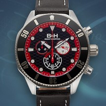 NEW Brandt &amp; Hoffman 14060 Mens Swiss Chronograph Dunbar Collection Large Watch - £79.34 GBP