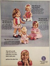 1967 Print Ad Mattel Toymakers Dolls, Baby First Step,Say n See,Hungry,Tearful - £14.10 GBP