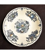 Vtg 1940s Mason&#39;s Fruit Basket Blue Ironstone 6.5&quot; Saucer Plate Made In ... - $89.75 MXN