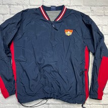 Cooperstown Dreams Park Pullover Lined Windbreaker Jacket Blue Size L  - £25.28 GBP