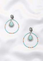 Rodeo western style stone earring - £6.76 GBP