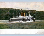 Steamer Mappa Hendrick Hudson On Hudson Giorno Linea 1915 DB Cartolina N2 - £3.17 GBP