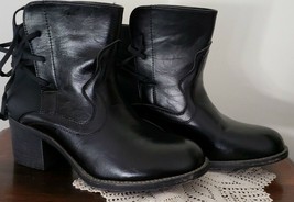 Rue 21 Brand ~ Black ~ Faux Leather ~ Women&#39;s Size M (7/8) Boots - £20.54 GBP