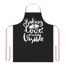 Baking is Love Made Visible Apron multiple color accents - £26.88 GBP