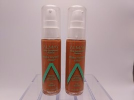 LOT OF 2 Almay Make Myself Clear Liquid Makeup 810 Almond Foundation 1oz ea - $16.82