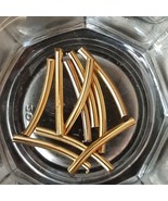 Gold Plated Curved Noodle Tube Beads 2mm X 20mm (10 Pieces) - $36.75 MXN