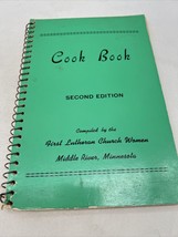 Vintage Cookbook Spiral First Lutheran Church Women Middle River MN Recipes - £31.69 GBP