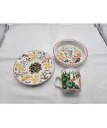 1992 &quot;Tiffany Playground&quot; 3 Piece Set: Plate, Bowl, Mug by Tiffany &amp; Co.... - £62.77 GBP