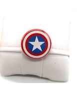 Captain America Shield Button Pin 1&quot; Cute Flair Backpack Decor Marvel Su... - $5.00