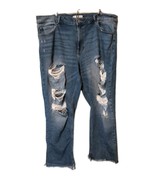 KanCan for Maurices Mid Rise Relaxed Fit Jeans Ripped Knee Raw Hem Denim... - $329.17 MXN