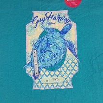 Guy Harvey Women&#39;s T-Shirt Size Large Classic Fit Blue TM1 - $19.79
