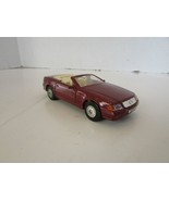M.C. Toys  500SL Mercedes Benz Convertible 1/39  Scale Diecast Maroon   E1 - $268.78 MXN