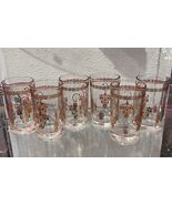 Moroccan hamsa hand gold tea glasses , Khamsa charm tea cups - $44.43