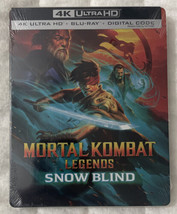 Mortal Kombat Legends Snow Blind Steelbook 4k Ultra HD + Blu Ray + Digital New - £34.06 GBP