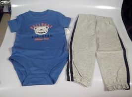 Carter&#39;s Baby Toddler Boy Bulldogs All Star Bodysuit Pants Set NWT 24 Months - £7.86 GBP