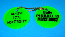 Elvira And The Party Monsters 1988 Original Pinball Machine Keychains Set Of 2 - £10.83 GBP