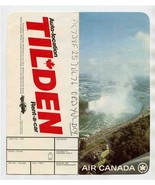 Air Canada Ticket Jacket &amp; Boarding Pass Niagara Falls - £14.08 GBP