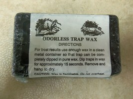 Black Odorless Trap Wax 1 Lb.   Traps  Trapping  Raccoon Muskrat Mink Fox - £14.34 GBP