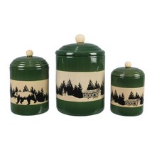 Set of Lodge Canister with lids - £35.28 GBP
