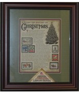 2008 USPS Framed Print A Stamp Stamp Art History Of Christmas - $362.91 MXN