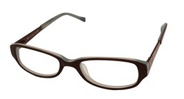 Lucky Big Kids Ophthalmic Eyeglass Soft Rectangle Jade Blue Plastic Brown 46mm - £28.76 GBP