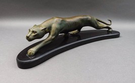 Georges Lavroff (Russian 1895-1961) Signed Bronze Panther Sculpture Slate Base - £3,987.53 GBP