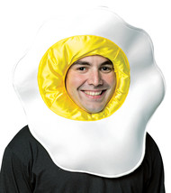 Rasta Imposta Fried Egg Headpiece Costume - £74.22 GBP