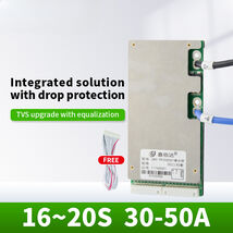 BMS 17S 20S Balance Board 30A 40A 50A LiFePo4 Li-ion Pack Drop Protectio... - $24.29+