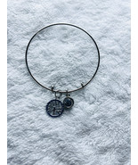 Bangle Bracelet, tree of life charm, stainless steel - £12.90 GBP