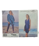 Vogue American Designer Pattern Donna Karan Size 12-14-16 Misses&#39; Ensemb... - $21.94 CAD