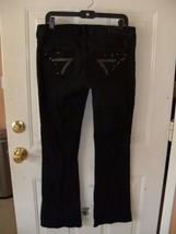 Seven 7 J EAN S Black Boot Cut Size 10 Women&#39;s Euc - £23.19 GBP