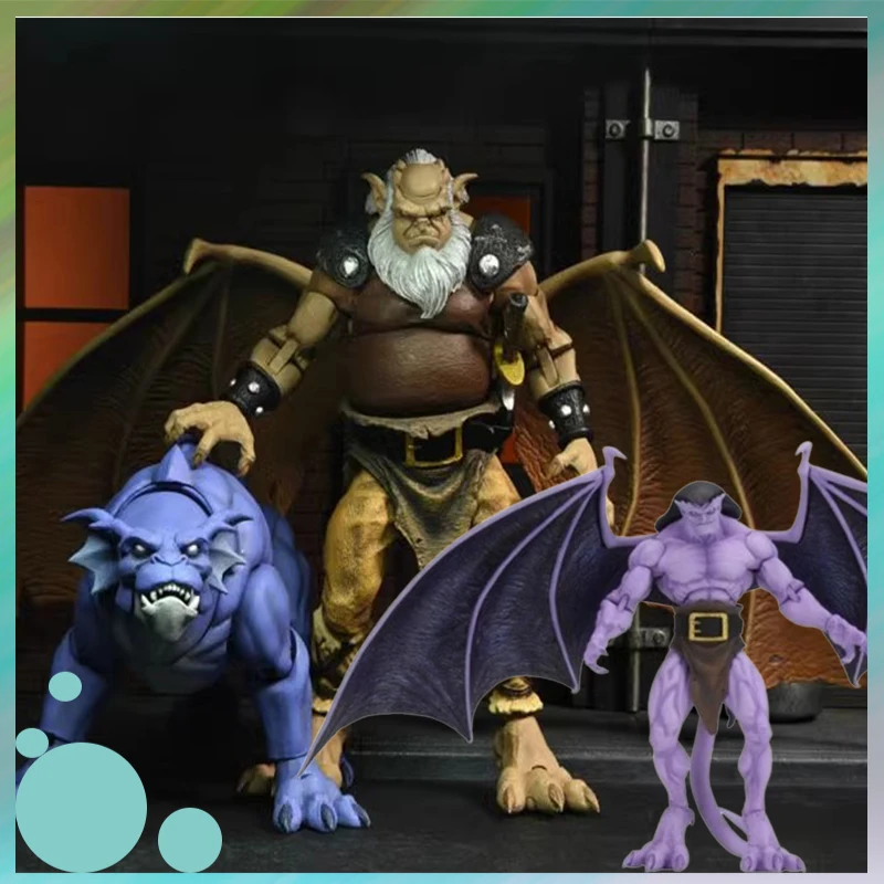 Neca Gargoyles Anime Figure Genuine Action Figures Leader Goliath Hudson And Big - £88.44 GBP+